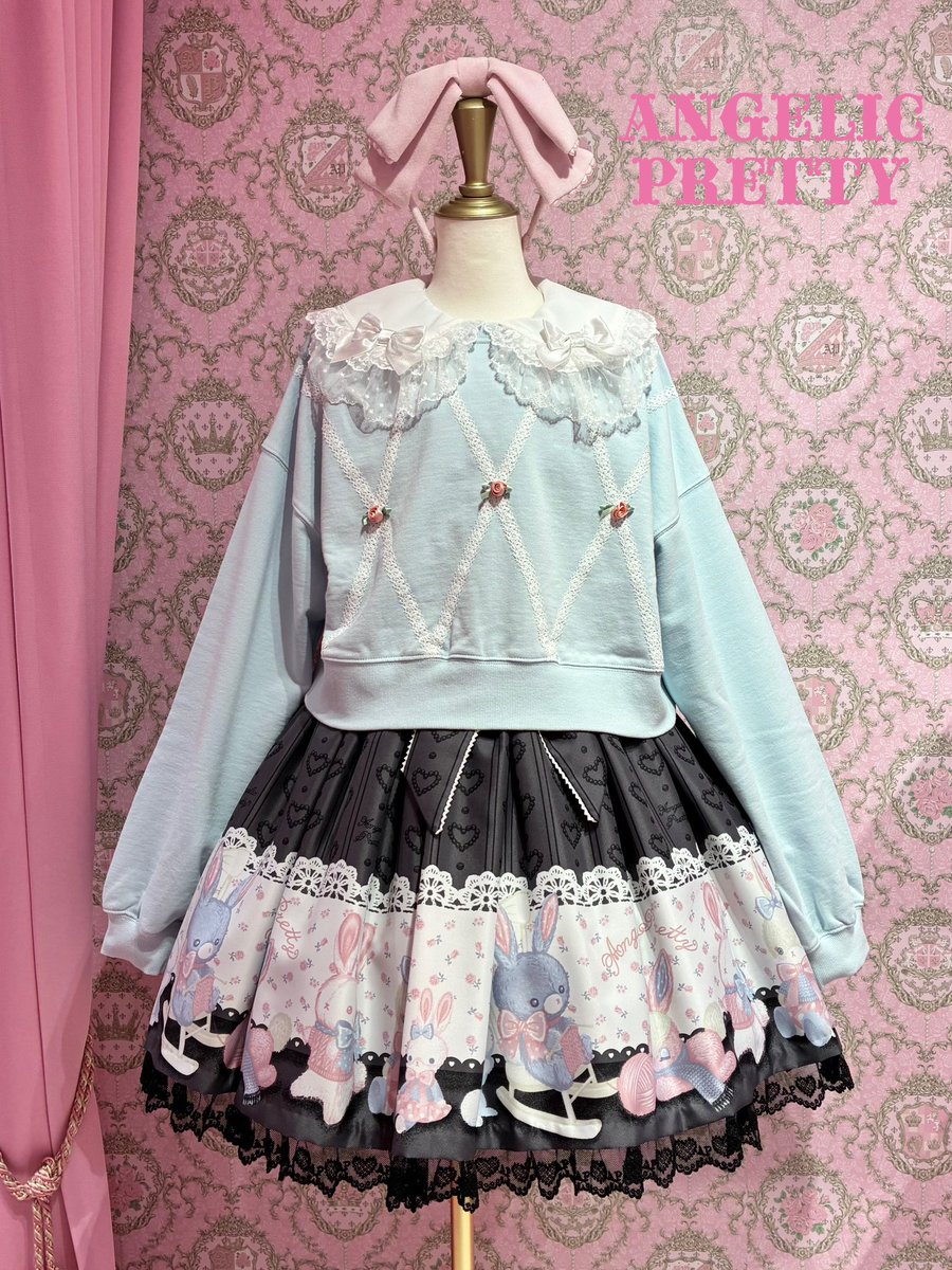 ANGELIC PRETTY ふわふわToysエプロン風スカート ピンク 【公式通販】