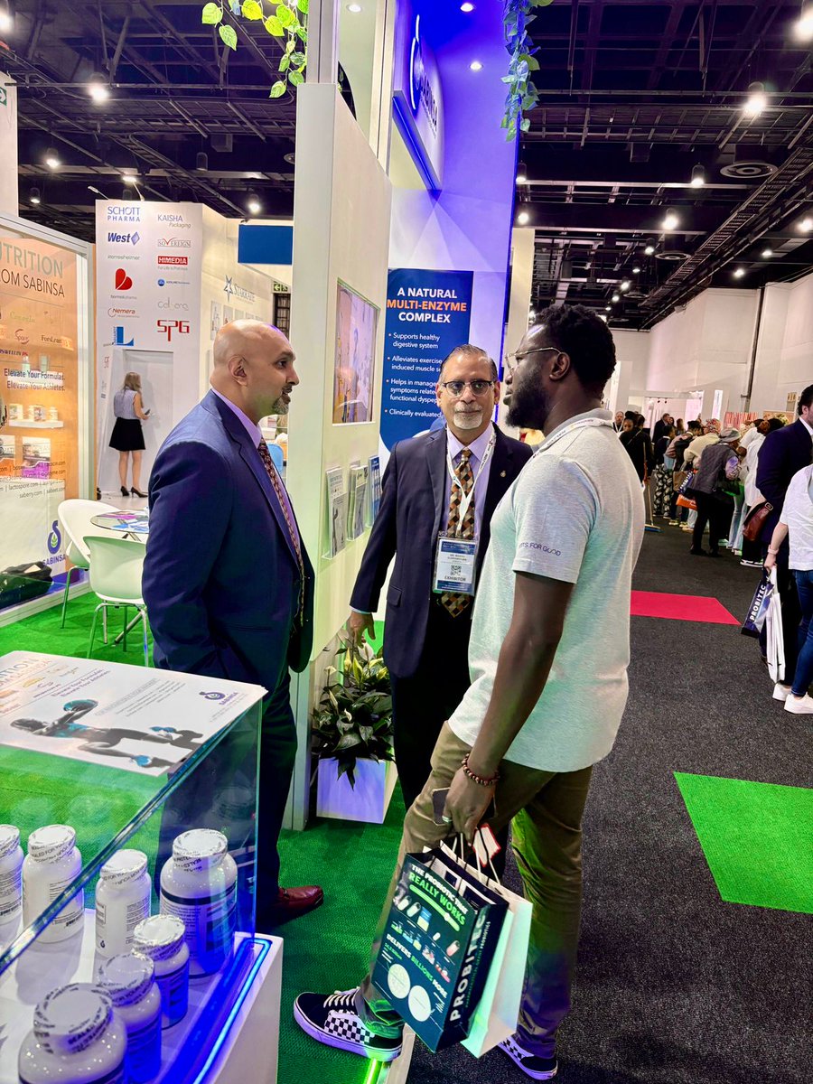sabinsa's tweet image. We had an incredible start to Day 1 (25 March 2026) at SAPHEX 2026 (25–26 March)!
We are exhibiting at : Stand A17 | Sandton Convention Centre, Johannesburg, South Africa
Learn more: saphex.co.za.
#SAPHEX2026 #Sabinsa #PharmaceuticalInnovation #Nutraceuticals