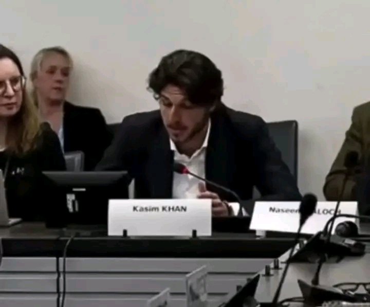 عمران خان کے بیٹے نے اقوام متحدہ کے ماتحت  47 ممالک کی مجلس انسانی حقوق کے رہنماؤں کے سامنے عمران خان کا مقدمہ خود پیش کر دیا، قاسم خان نے بتایا کہ پاکستان میں جمہوریت کو کچلا جا رہا ہے اور موجودہ رجیم ایک بہت بڑے طبقے کے حقوق کچل رہی ہے میرے والد پچھلے قریب 1 ہزار دنوں سے موت کی