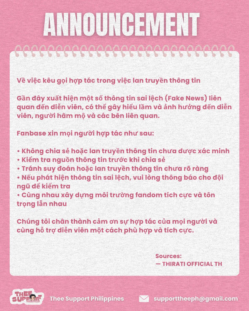 Thee Thirati Support PH tweet media