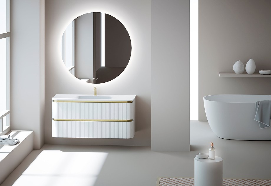 Interior_es's tweet image. Colossus, the new #Decosan collection, combines #contemporarydesign, curved fronts with vertical fluted detailing, high moisture resistance, and customizable finishes, blending functionality and elegance in the bathroom.
-&amp;gt; interioresminimalistas.com/2026/03/26/col…
-&amp;gt; #interiors #bathrooms