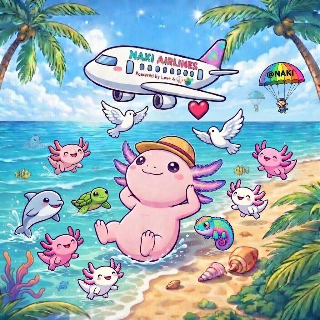 NakiBrother's tweet photo. No we will not have Airplanes 🙃 But flying ,,with us 
No internet? No problem! 🌊 With NakamaMesh
#NakamaMesh #Solana #DePIN #sunshine #Nakistan https://t.co/oXeMygBtqZ
