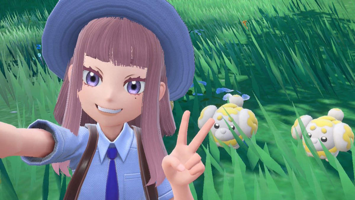caracoIitas's tweet image. x fin conocí al famosísimo fidough #PokemonViolet #Pokemon #NintendoSwitch