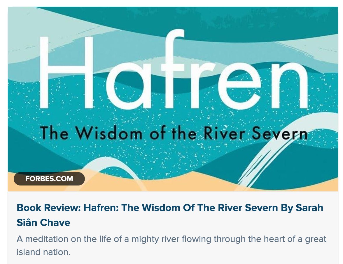 GrrlScientist's tweet image. Book Review: Hafren: The Wisdom Of The River Severn By Sarah Siân Chave

"A meditation on the life of a mighty river flowing through the heart of a great island nation."

#BookReview by @GrrlScientist 

#Hafren #RiverSevern #memoir #books #Nonfiction forbes.com/sites/grrlscie…