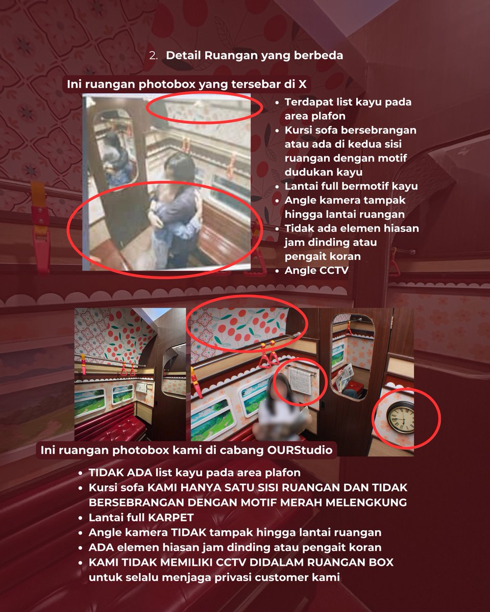 ourselfstudio's tweet photo. Perbedaan detail interior, monitor admin ── hingga CCTV yang pada kenyataannya tidak ada di area dalam box OURStudio. https://t.co/EyCRCe8JoU