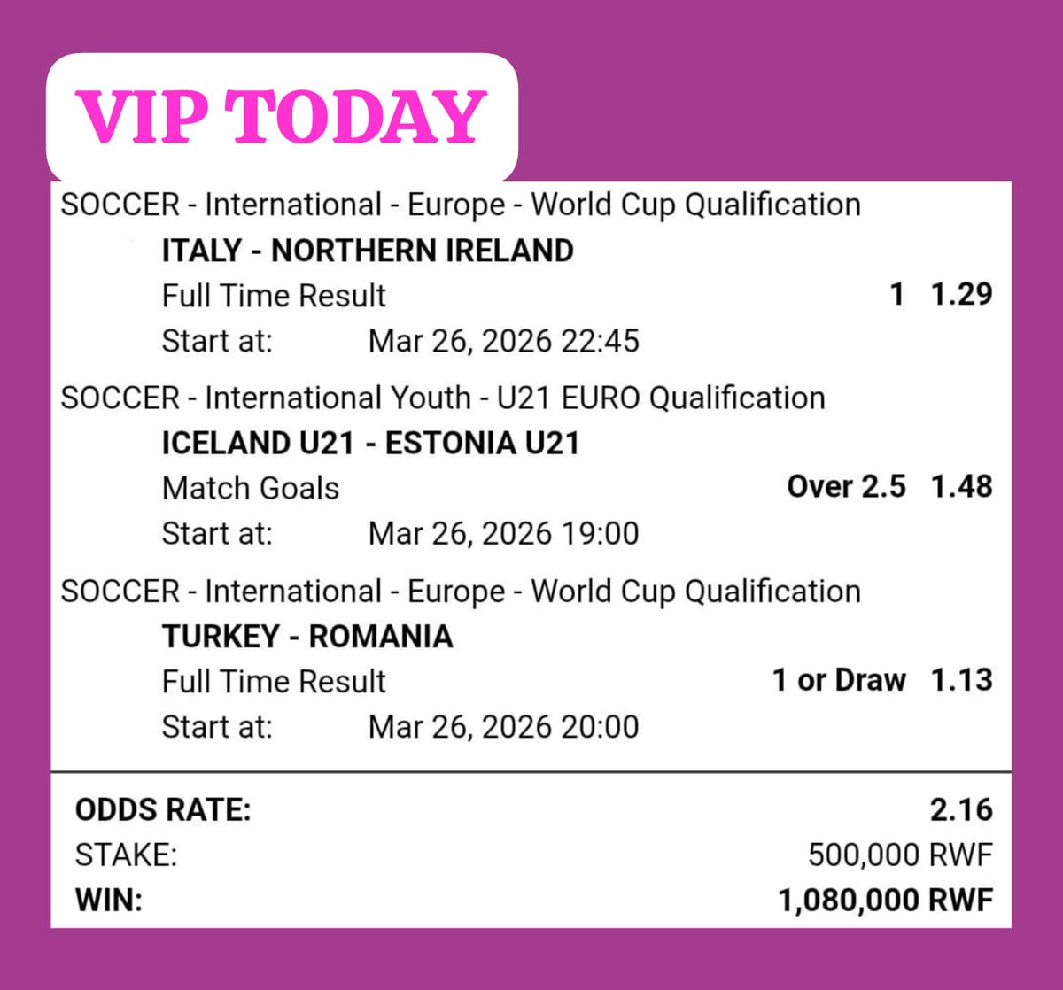 TODAY'S PICK. tweet media