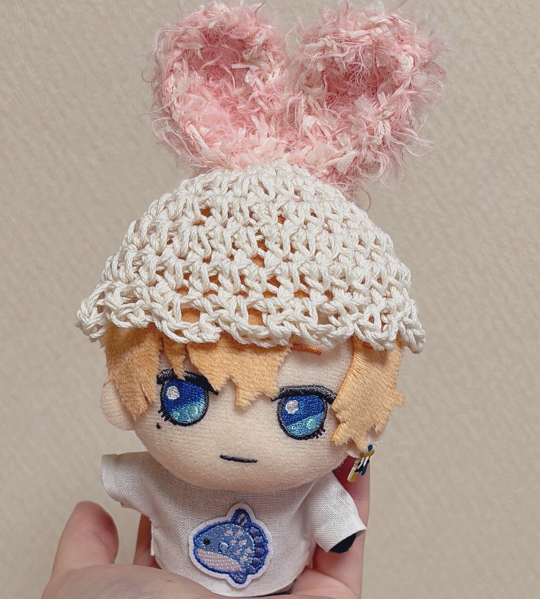 🕰うさぎさんのぼうしです。えっと、かわいい、ですか...？🐇