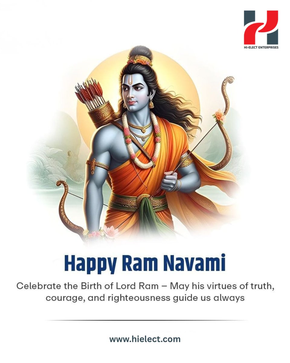 hi_elect's tweet photo. May this holy occasion of Ram Navami bring lot of positivity, harmony and peace in your life. Happy Ram Navami! https://t.co/RgEzMd4x7I
