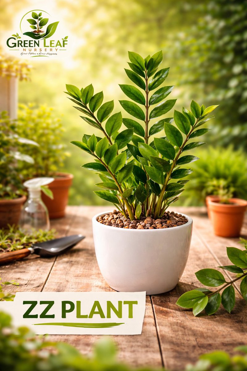 KaranMalho2807's tweet photo. ZZ Plant.

✔ Low Maintenance
 Needs very little water &amp; care (perfect for beginners)

✔ Survives Low Light
 Grows well in rooms, offices, and shaded areas

✔ Air Purifying
 Helps improve indoor air quality

#IndoorPlants #AirPurifyingPlants #GreenleafNursery https://t.co/dFnh28ZEfJ