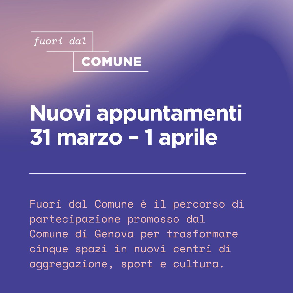 COMUNE DI GENOVA tweet media