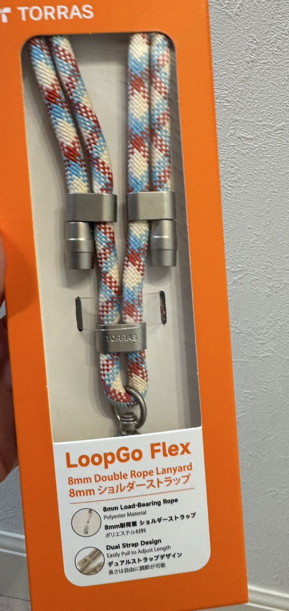 wandbit0's tweet image. TORRAS LoopGo Flex✨
イイねが5つ以上でプレゼントしていただきました💕
Be Here Now！かっこいい…
細すぎず太すぎずッ
紐の長さ調節も簡単で安心感✨
簡単なのにしっかり固定される不思議…

カラビナ部分が高強度アルミ合金製→軍用アルミ合金ッ軍用とか好きすぎて困る‼️😭大感謝です❣️

#TORRAS