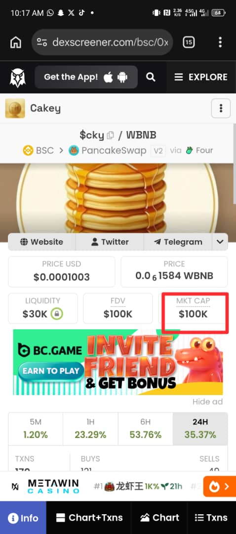 Cakey Token tweet media