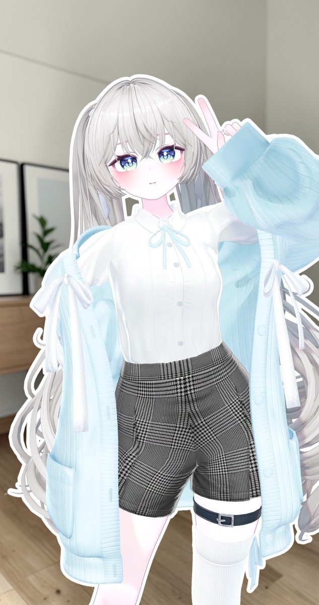 VRC_DOWN's tweet photo. #ほわいとこーで 
#Plum3D https://t.co/UEWV9KFLvA