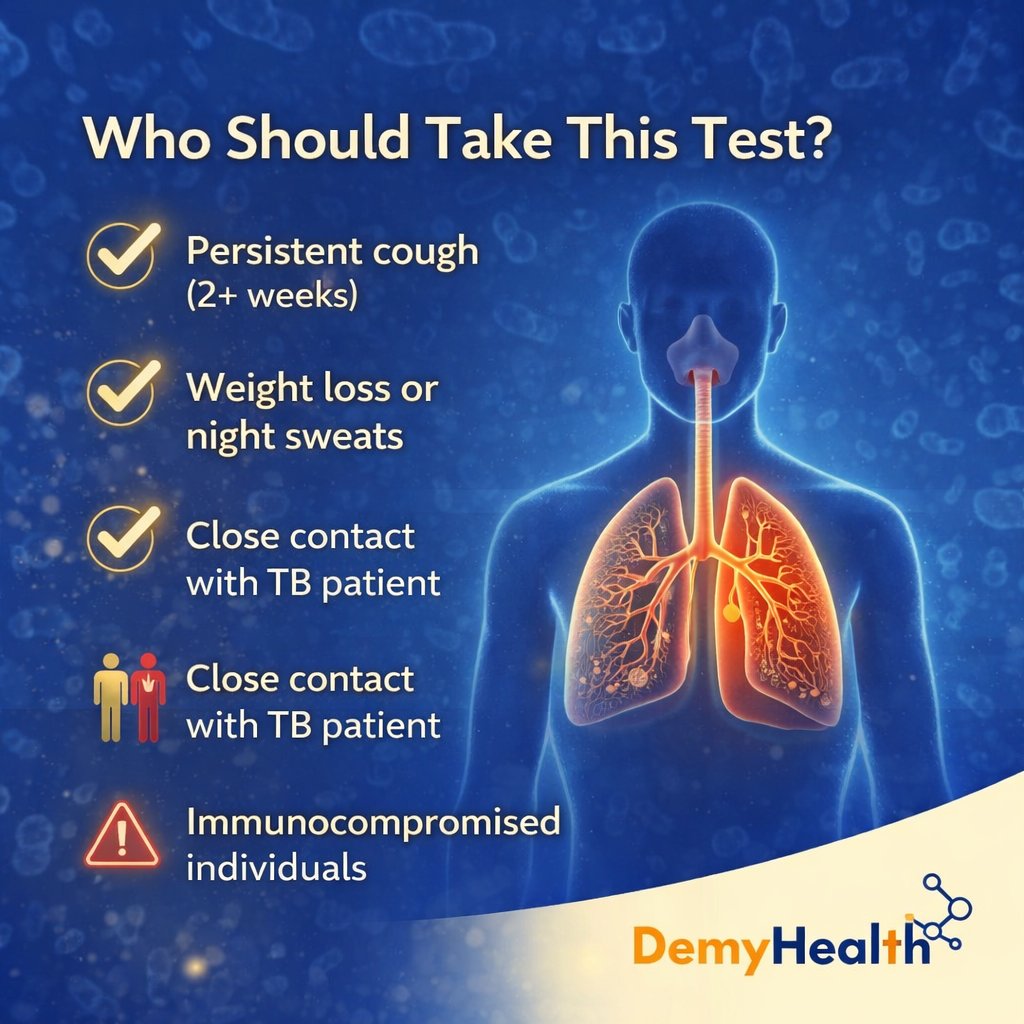 DEMYHEALTH's tweet image. That persistent cough is not normal.

🧬 Test for Tuberculosis early with our Mycobacterium DNA Test
✔ Fast
✔ Accurate
✔ Reliable

📍 Abuja • Amuwo • Lekki • Anambra • Aba
📲 Book now
#TBTest #DemyHealth #HealthMatters #Nigeria