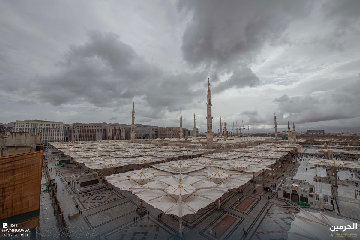 wmngovsa's tweet photo. " اللهم صيبًا نافعًا " 🌧️

#المسجد_النبوي https://t.co/3cquRCDpgY