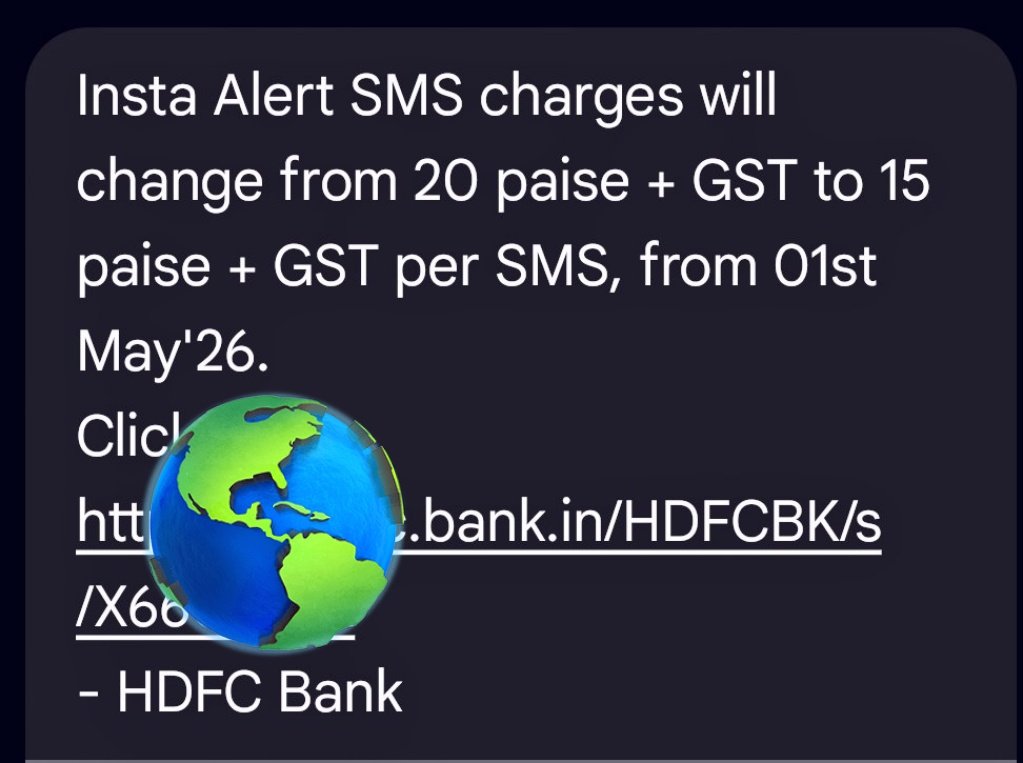 mindortech's tweet photo. Thanks @HDFC_Bank for taking more and extra money from us for providing your service to the customer. 

Hopefully you have asked customer and they have agreed with it.

@RBI

#hdfc #hdfcbank https://t.co/bFgfxsjmz2