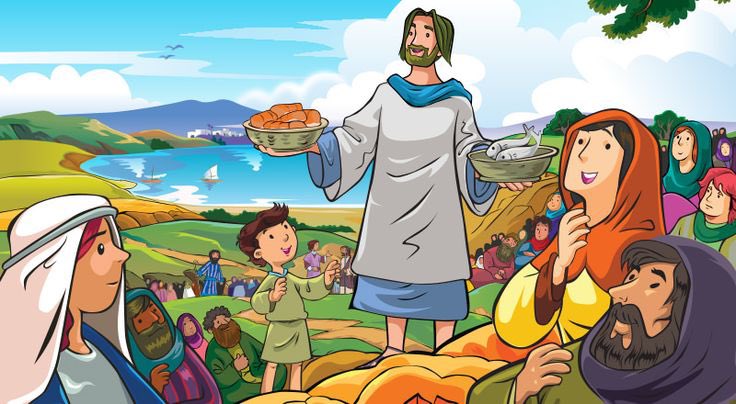 Lucas 9:10-17

Los discípulos le cuentan a Jesús como les fue en la encomienda anterior pero El se los lleva a un lugar apartado llamado Betsaida. Allí la gente los siguió y El les hablaba del reino de Dios y los sanaba.
Los discípulos no sabían la clase que les esperaba…