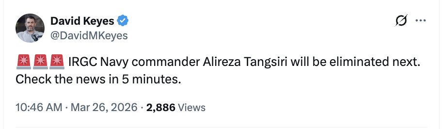 David Keyes tweet media