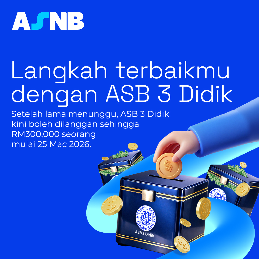 Nak kembangkan pelaburan tapi ASB dan ASB 2 dah penuh? Ini peluang anda ...