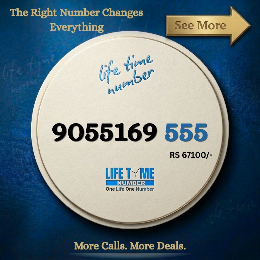 lifetime_number's tweet image. 💎 The Right Number Changes Everything

The right number isn’t just digits — it’s power, status, and first impression.

🌐 Website: lifetimenumber.com
📞 Call/WhatsApp: 9767676767 | 9363636363

#LifeTimeNumber #PremiumNumbers #VIPNumbers #FancyNumber #LuxuryIdentity