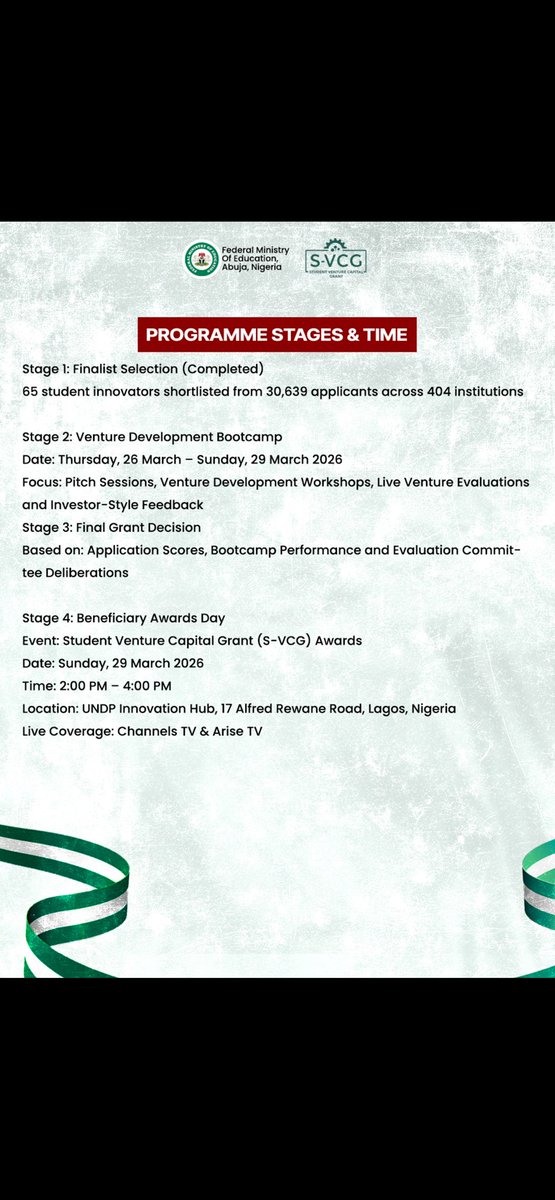 Federal Ministry of Education tweet media