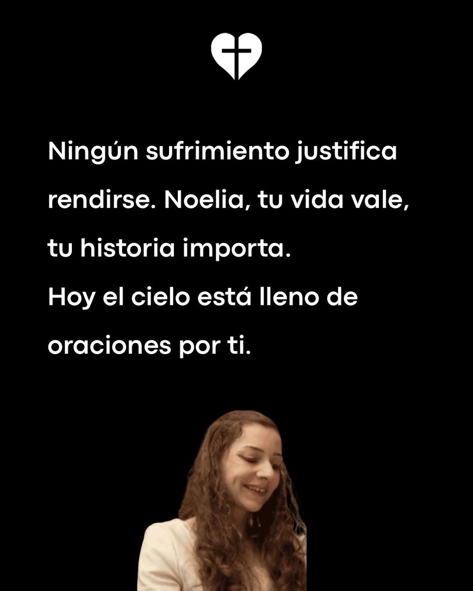 feycorazon_'s tweet photo. Hoy el corazón duele.

Cuando el sufrimiento pesa, el mundo puede parecer sin salida… pero la vida siempre tiene valor. Siempre.

Hoy no es momento de juzgar, es momento de rezar.
De decir: “Señor, sostén donde nosotros no llegamos”.

Unámonos en oración por Noelia 🙏🏼 https://t.co/DvtFHmRfLn