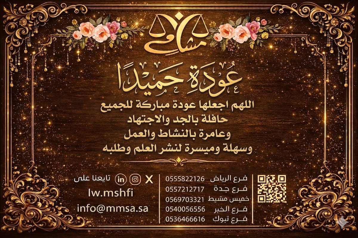 lw_mshfi's tweet photo. يسعدنا استقبال اتصالاتكم واستفساراتكم."
لخدمتكم والإجابة على استفساراتكم، نحن بانتظار اتصالكم https://t.co/VGHOTrgusj