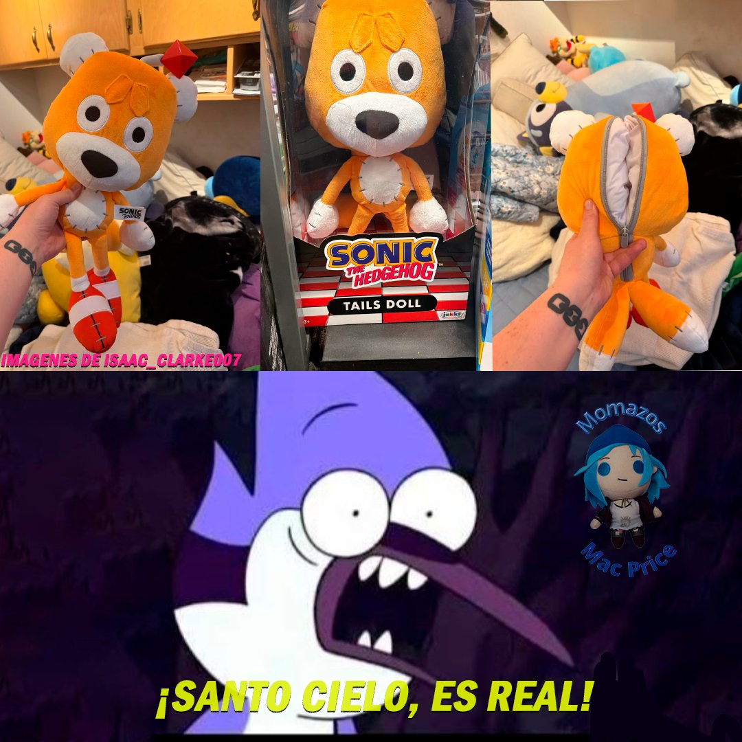 MacPunkPrice's tweet photo. ¡Se volvió canon! (Bueno, nop)
La marca de juguetes y figuras Jakks pacific saco a la venta el peluche de Tails doll, quien tuvo su primera aparicion en Sonic  R de la Sega Saturn, pero que muchos conocemos y me incluyo por la creepypasta. #jakkspacific  #creepypasta #Sonic https://t.co/6gsfNPtnTZ