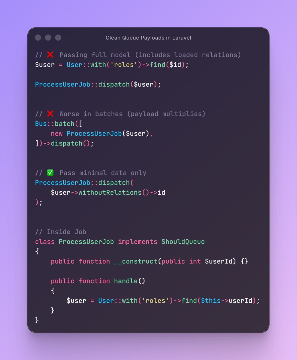 Laravel Updates | Tips and Tricks tweet media