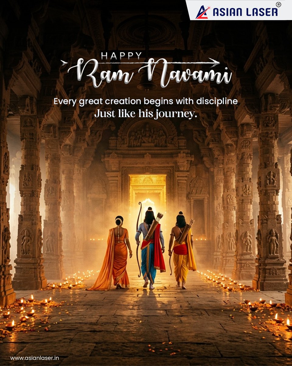 Asian_Laser_'s tweet photo. Precision begins with discipline,
the foundation of every great journey.
.
.
.
#AsianLaser #AsianLaserIndia #RamNavami #RamNavami2025 #LordRam #LaserWeldingMachine #MetalWelding #TopicalPost #TopicalSpot #Andheri #Mumbai https://t.co/7oTm90HS6X