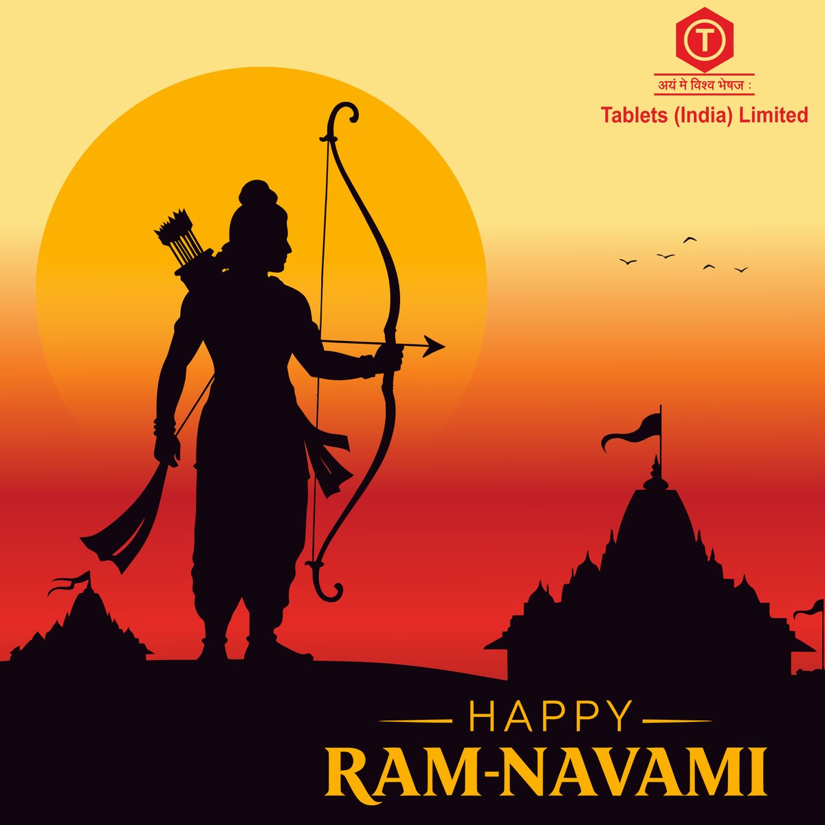 TabletsIndiaLtd's tweet photo. Celebrating the divine birth of Lord Rama on this auspicious day of Ram Navami. #RamNavami #JaiShriRam #tabletsindia https://t.co/mKqoc8SWvE