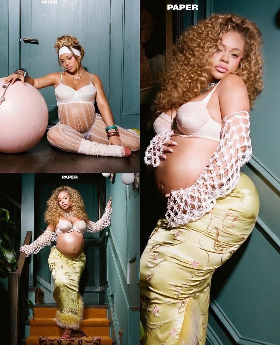 thatgirlmulaa's tweet photo. Eight months pregnant Latto who is expecting Twins with 21 savage on photos shoot 🤰💞💓 baby 1&amp;2 on the way https://t.co/krUodde9mc