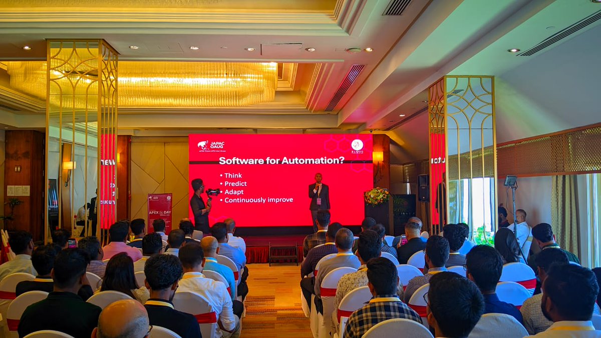 JAPAC_OAUG's tweet photo. Keynote on shaping the future of development with AI by Gayan Lokumanna, Senior Director – Data Architecture @MillenniumITESP.

#Oracle #OrclAPEX #OracleACE #OracleCloud #OracleDatabase #JAPACOAUG #SLOUG #INOAUG #OCI
#Colombo #Srilanka #LowCode #GenAI #AI #DeveloperCommunity https://t.co/zw0O2ARZ0g