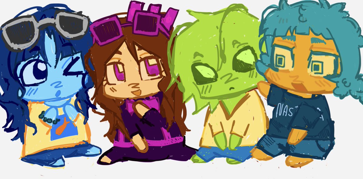 l0veannii's tweet image. Me and my friends i think Smiles warmly @isnaomicool @betsytoon @yaoichugjug  #hashtag #jannie