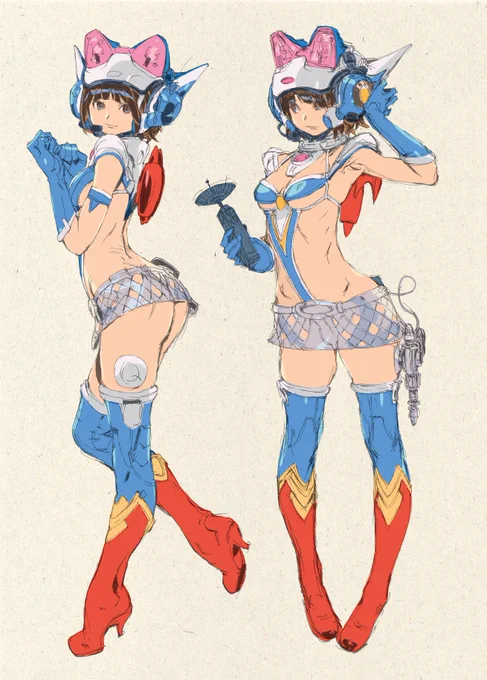 昔描いたロケットスーツ