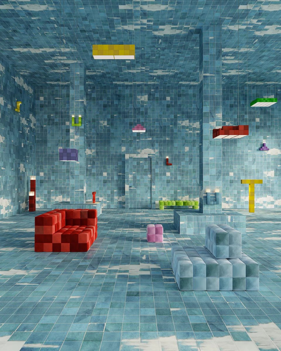 CreativeMuch23's tweet photo. This furniture collection draws inspiration from the video game Tetris! 

Introducing Pixel Theory—a striking furniture line by spatial designer Ceren Arslan.

#CreativeMuch #Creativity https://t.co/3jHfsZ3NH1