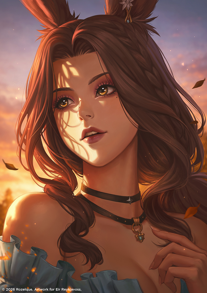 rozelque's tweet photo. Dawnbound Return 🏠🍂

Commission for Eir Reykjavoss.
Thank you very much for the opportunity! 💖
#FFXIV #Viera https://t.co/Cut3NJVWPM