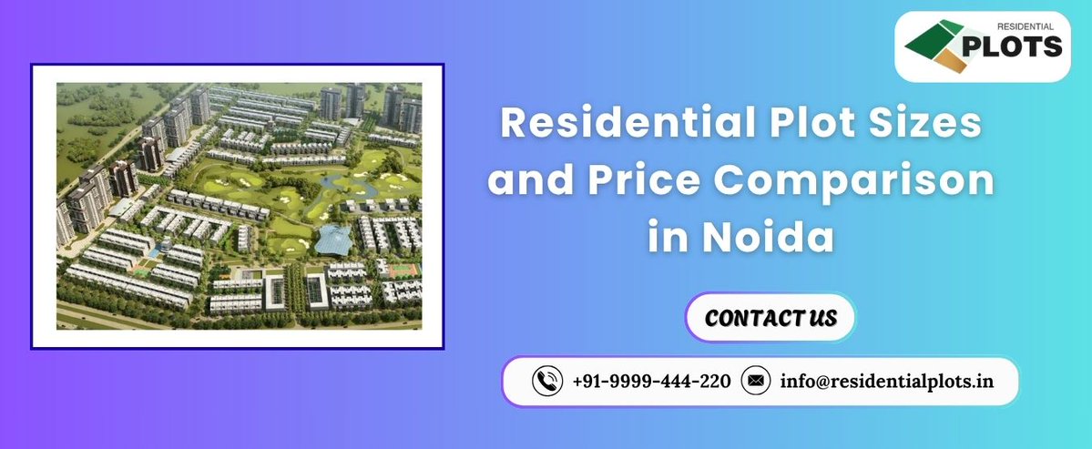 NarenderKa47969's tweet image. Residential Plot Sizes and Price Comparison in Noida
Source of information: residentialplots.in/blogs/resident… 
The opportunity to create their dream residences are paying close attention to Residential Plots in Noida. 
#realestate #RealEstateIndia #plotsforsale #plotsforinvestment
