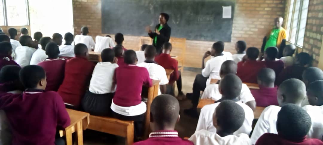 IFAWE2024's tweet photo. On March 25, we held an excellent session with the students of G.S. UWINKOMO. The students were highly engaged and enthusiastic. We emphasized that all forms of Gender-Based Violence must be eliminated in our country, and this responsibility lies with everyone. https://t.co/nvzHKxRQf0