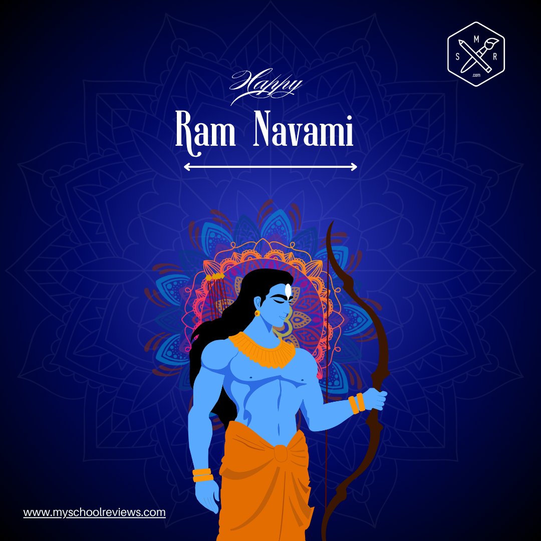 MySchoolReviews's tweet photo. Happy Ram Navami!

May Lord Ram bless every child with wisdom, values, and a bright future. 

Wishing students, parents &amp; schools peace, success, and positivity on this auspicious day.
— Team https://t.co/oc8o3NOBXi
#RamNavami #MySchoolReviews #EducationMatters #FestiveWishes https://t.co/M0ubXomGr4