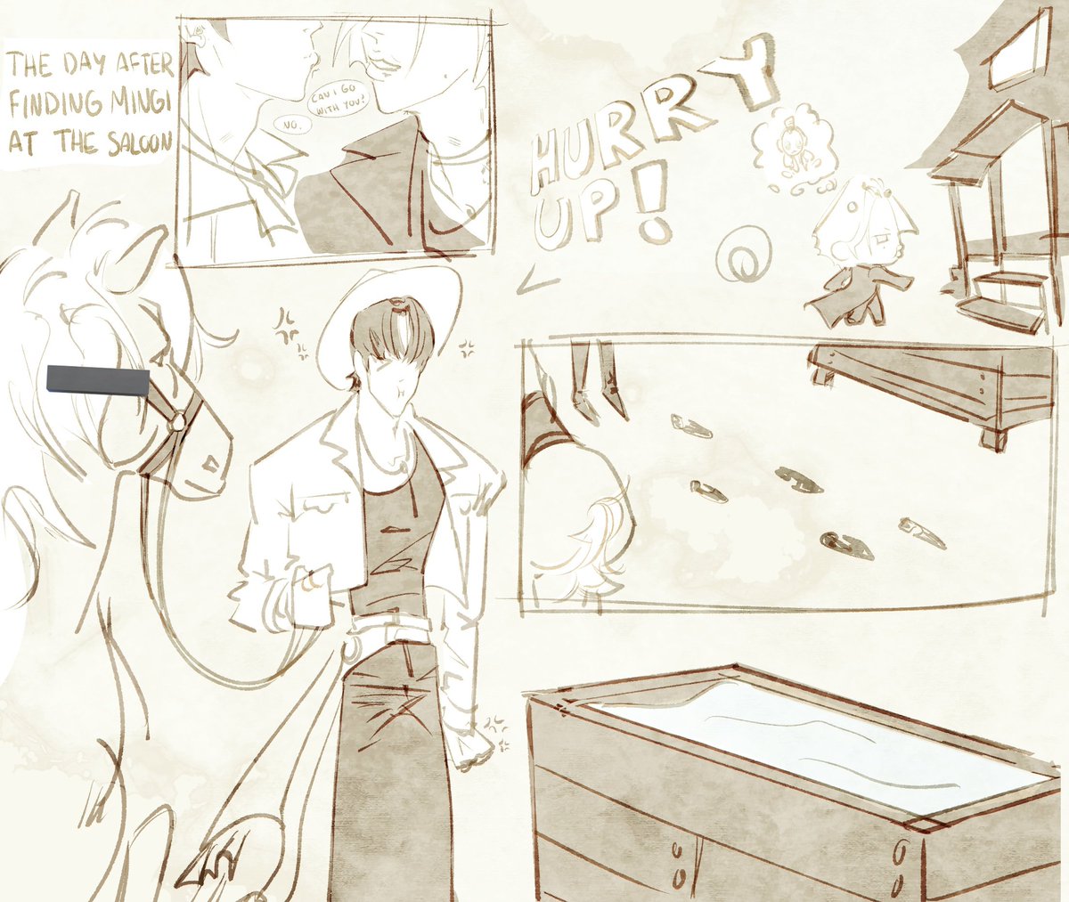 qq919153436409's tweet photo. cowboy au pt 2 https://t.co/5S5MOL1qb7