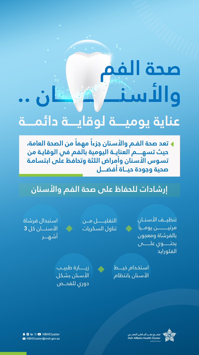 تجمع حفر الباطن الصحي tweet media