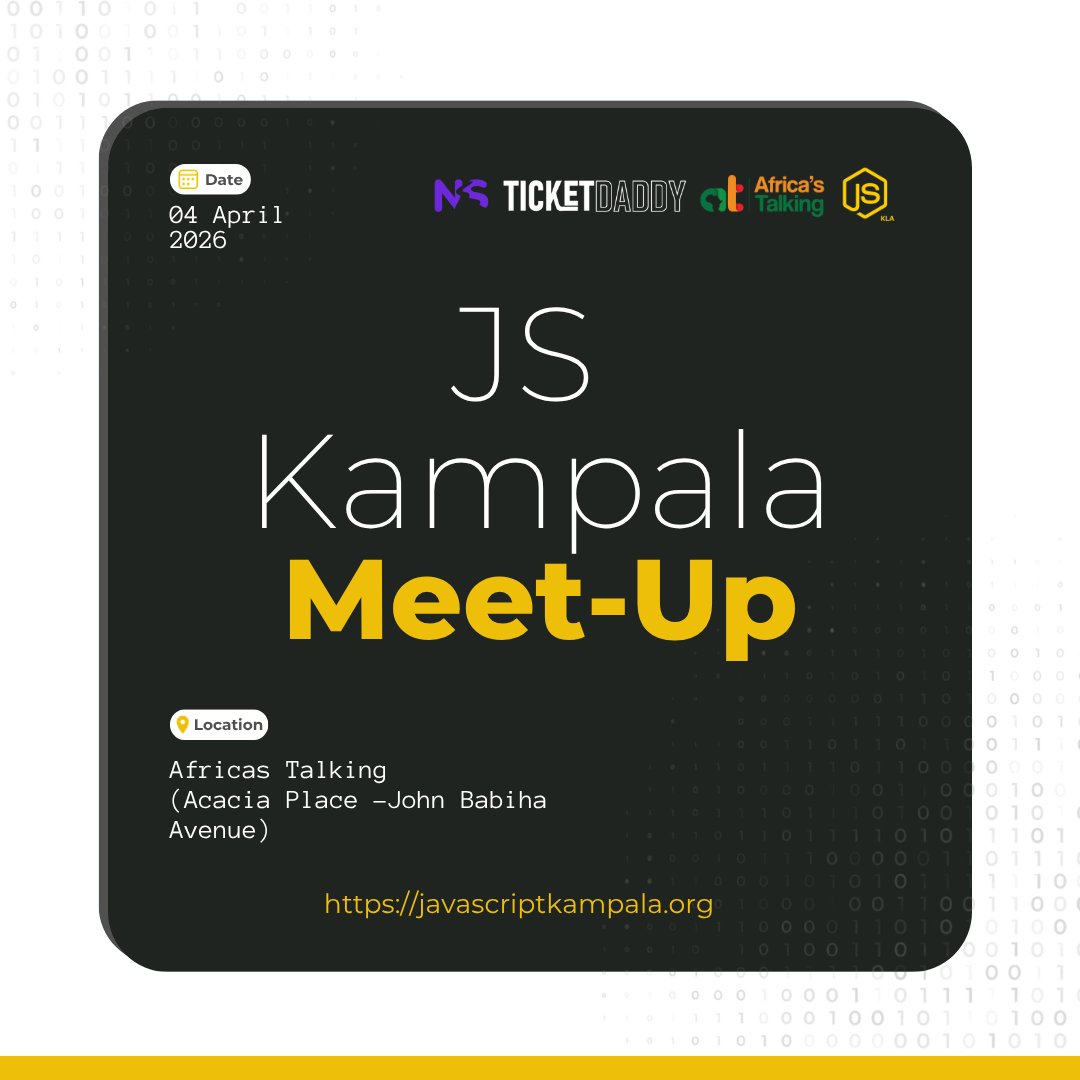 JavaScript Kampala tweet media