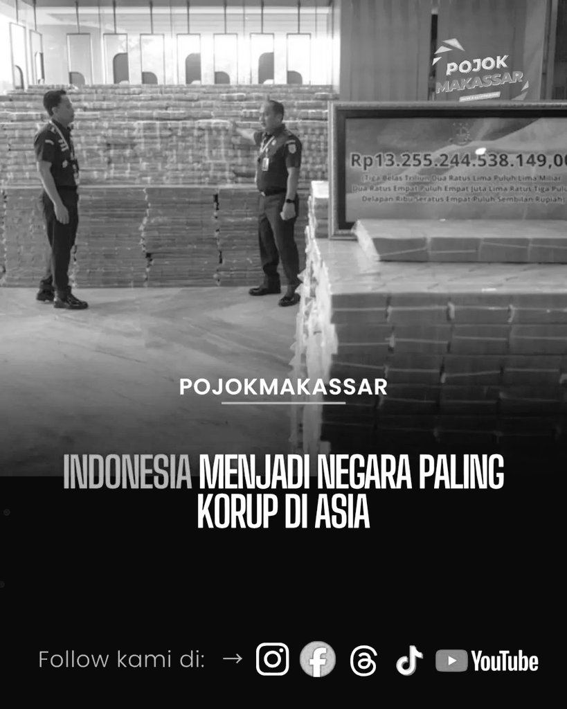 octajo__'s tweet photo. Wajarlah Indonesia terbilang Negara paling korup di Asia, lah wong Pejabat Indonesia isinya maling semua!!
.
.
. https://t.co/8UzOTcNtlz