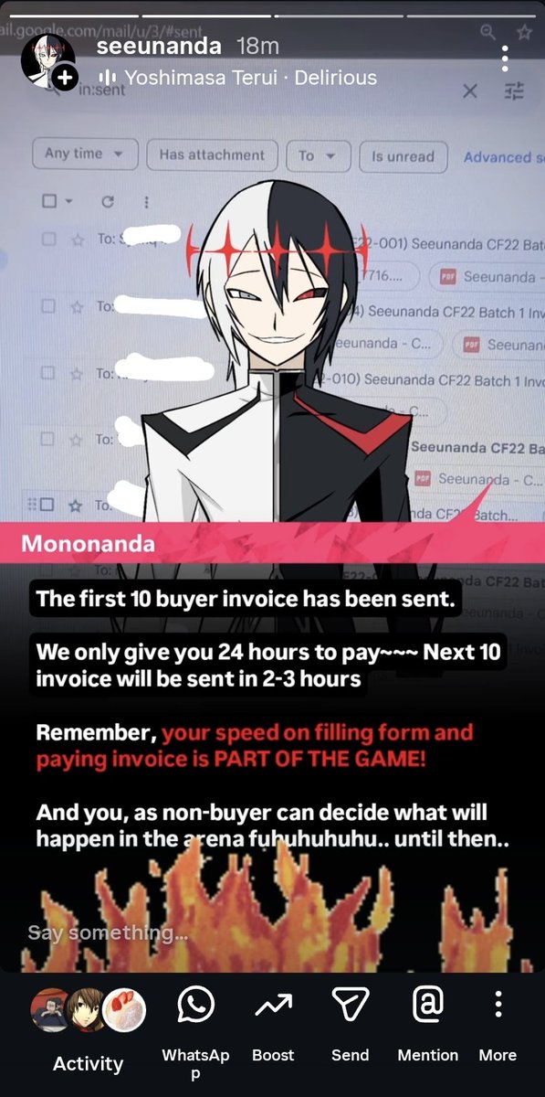 We received overwhelmingly positive amount of respondents of pre order. It crashes our system and we finally managed to fix it.

Now the first 10 buyer's invoice has been sent. We'll keep you updated in instastories.

#cf22 #comifuro22
