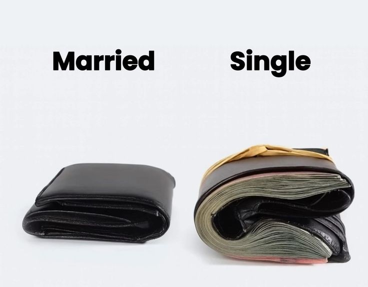 When married you invest in properties, stocks, agriculture, mine etc. plus immediate responsibilities.