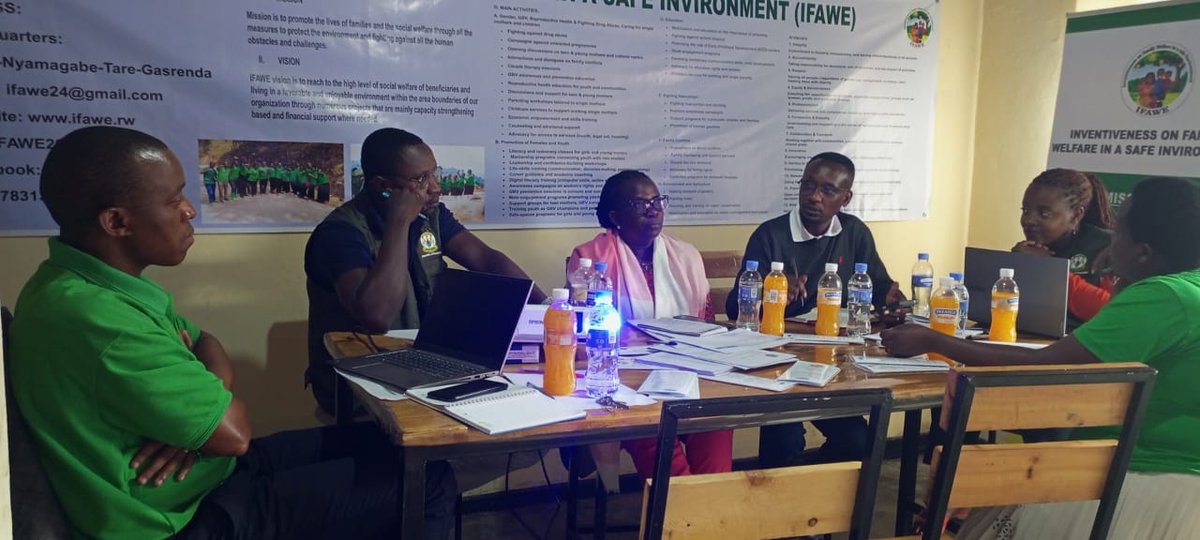 IFAWE2024's tweet photo. On March 25th, 2026, we welcomed delegates from the Gender Monitoring Office for a discussion on IFAWE’s contribution to addressing GBV. We exchanged experiences, received valuable recommendations and insights, this will greatly influence our future efforts toward eliminating GBV https://t.co/8GhweAR4B4
