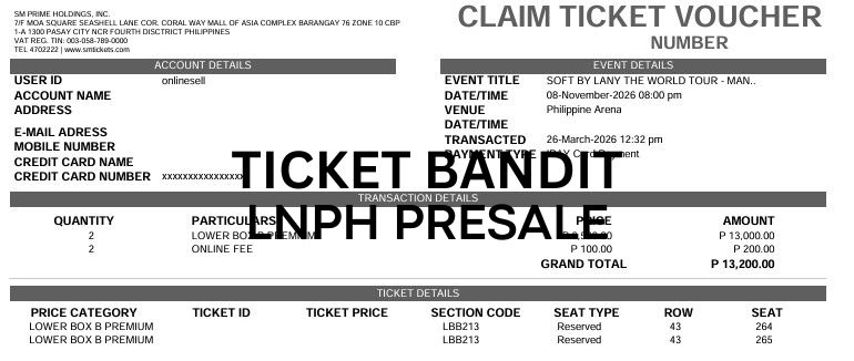 Ticket Bandit | TPA tweet media