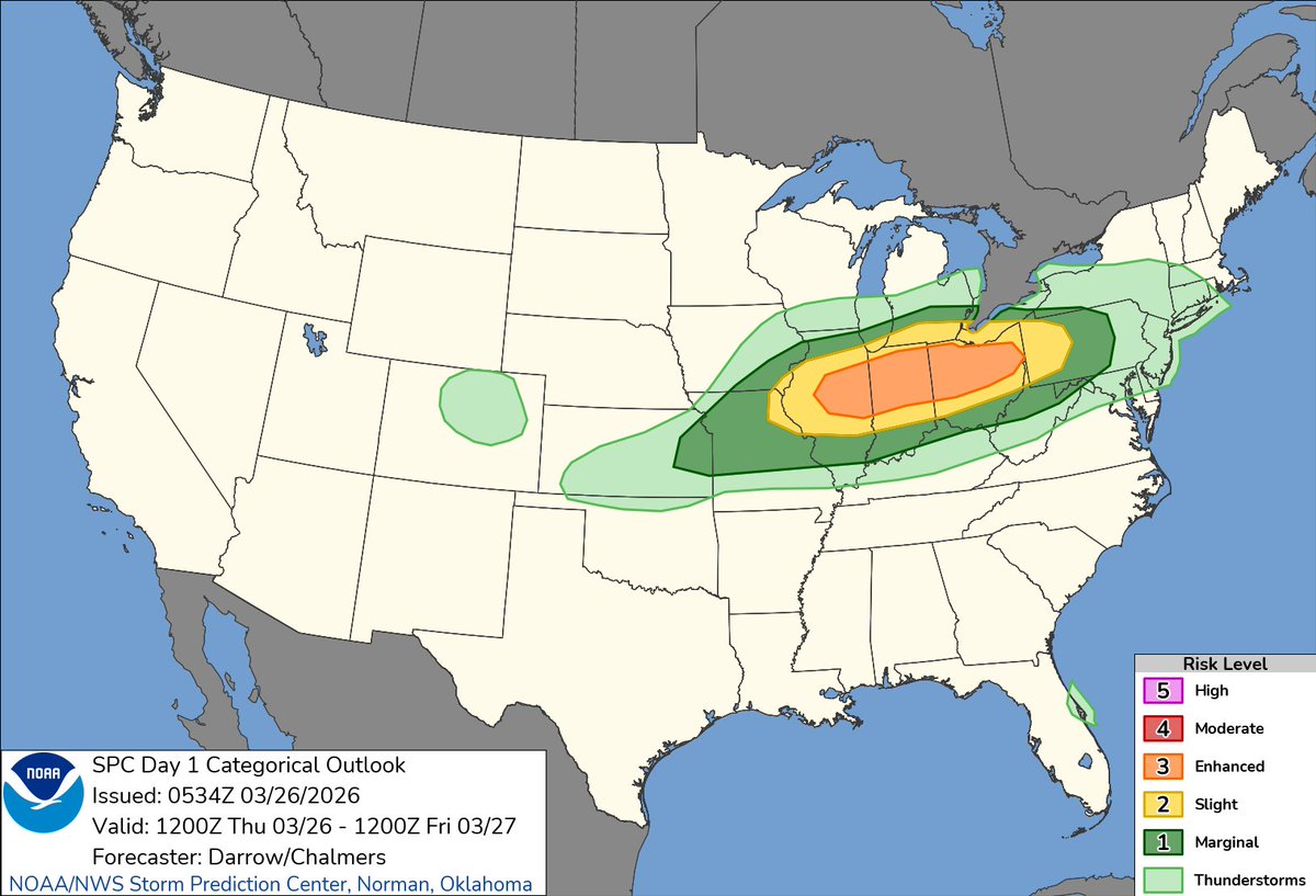 NWS Storm Prediction Center tweet media