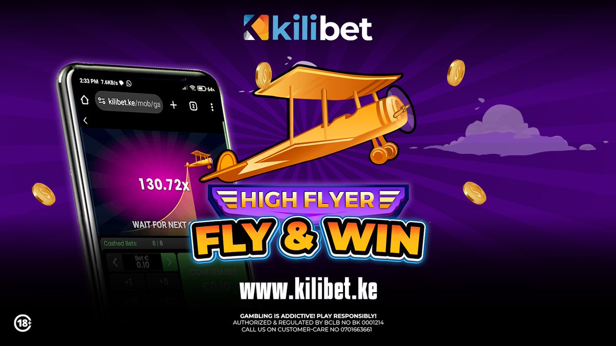 kilibet_ke's tweet image. High Flyer is live ✈️🧡

Watch it rise. Time your move.

📈 Multiplier climbs
⏱️ Cash out anytime

Test your timing ✨
Ready to fly? 🛫

18+ | Play Responsibly

#Kilibet #HighFlyer #PlaySmart